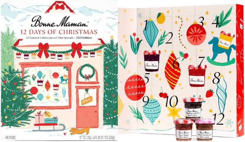 Bonne Maman 12 Days of Christmas Spread and Honey Gift Set - 12 Limited Edition Mini Spreads - Image 4